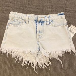Girl 7 all mankind jean shorts